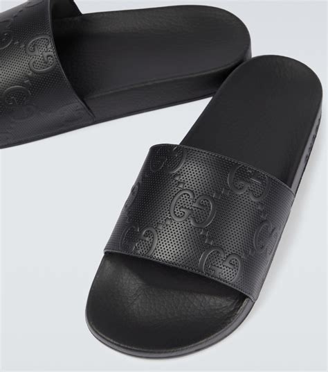 women's rubber gucci slides|gucci transparent slides.